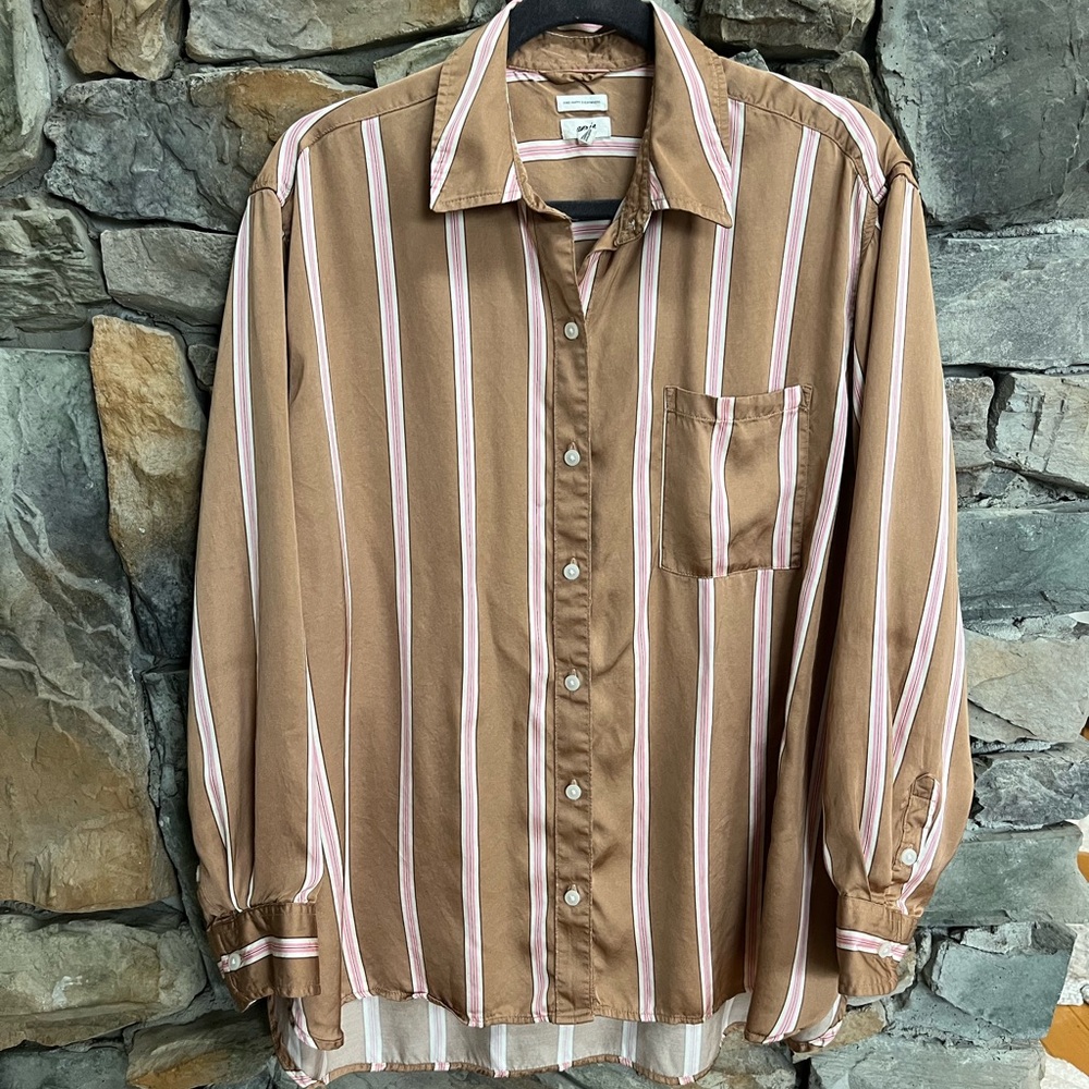 Aerie - stripe satin top